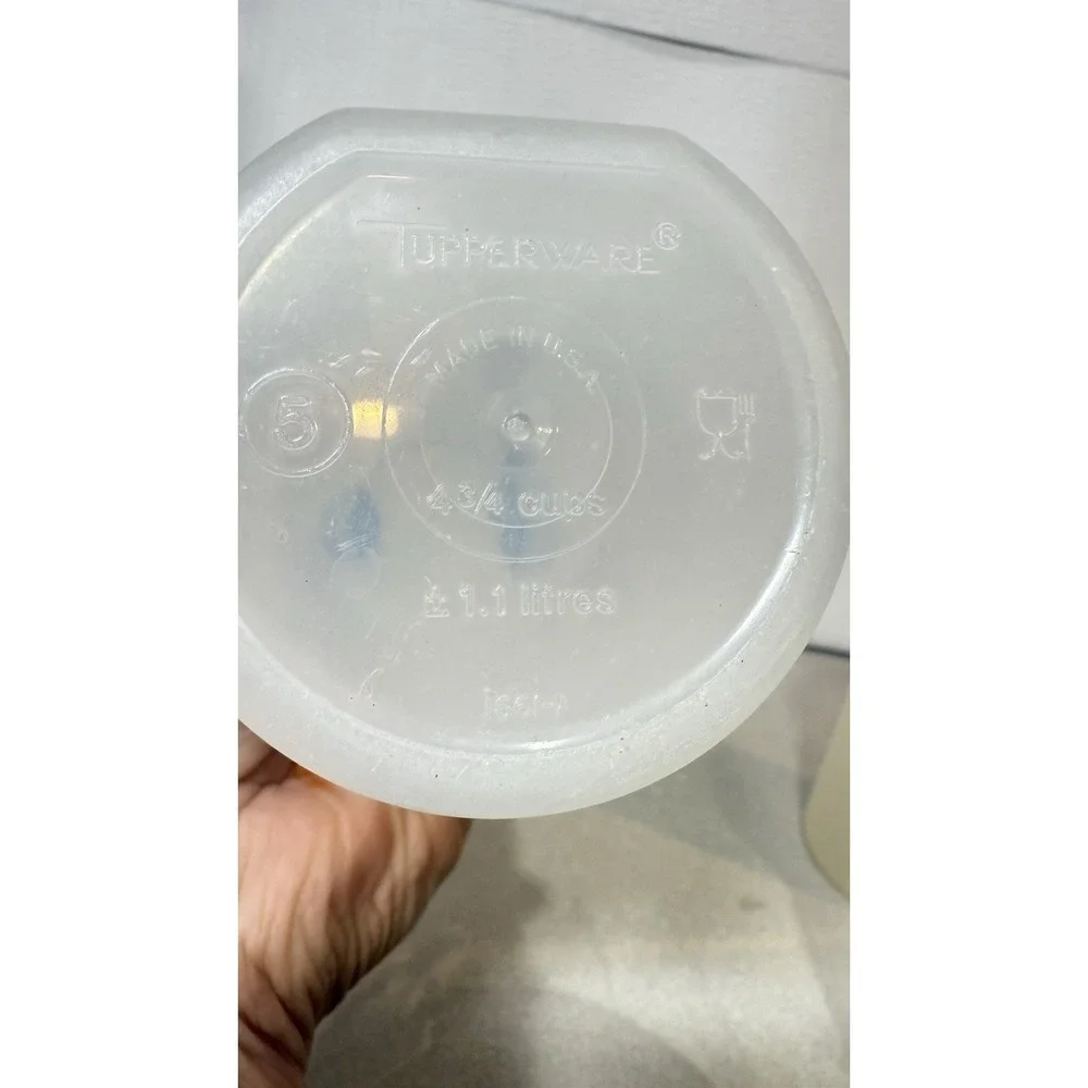 3-Tupperware Modular Mates Round Storage Container 1607-2, 1607-4,‎ 1606-16